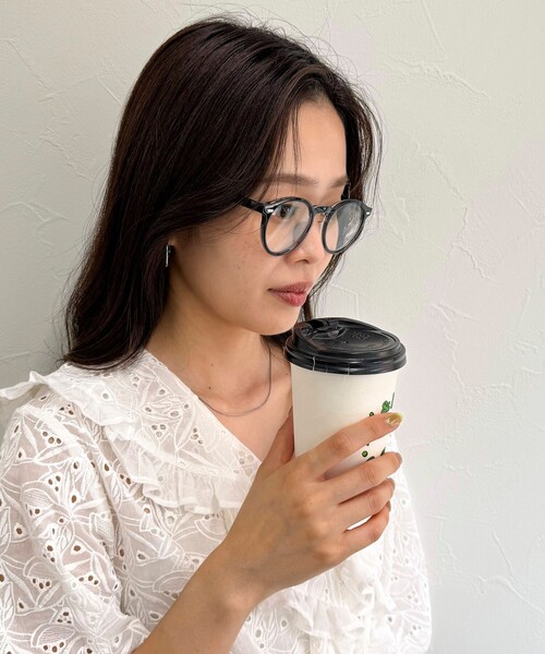 fredy emue（フレディエミュ）の「調光レンズセルラウンドサングラス（サングラス・レディース・ブラウン系その他/ブラック・FREE）」の6枚目の写真