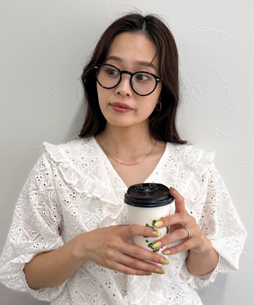 fredy emue（フレディエミュ）の「調光レンズセルラウンドサングラス（サングラス・レディース・ブラウン系その他/ブラック・FREE）」の7枚目の写真