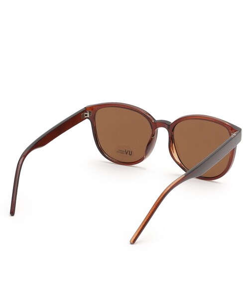 SHOO・LA・RUE（シューラルー）の「ビッグフレームサングラス（サングラス・レディース・ブラック/ライトグリーン/ダークブラウン・00）」の5枚目の写真