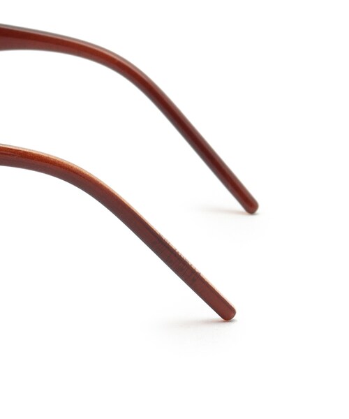 SHOO・LA・RUE（シューラルー）の「ビッグフレームサングラス（サングラス・レディース・ブラック/ライトグリーン/ダークブラウン・00）」の6枚目の写真