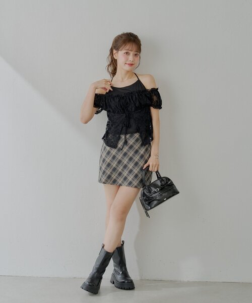 chikoページ WEB限定6色展開】2WAYオーバーチェックシャツ | Chico(チコ