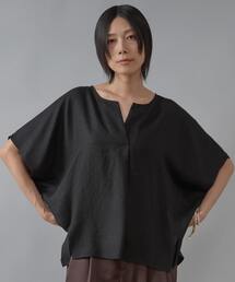 《 定番 》トリアセ混スキッパードルマンブラウス