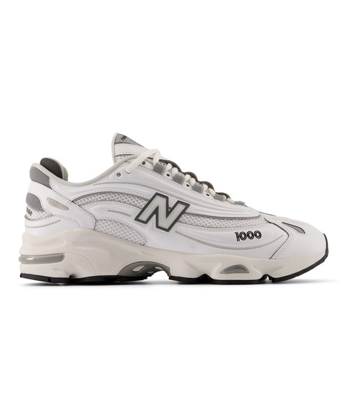 NEW BALANCE(ニューバランス)の「1000(スニーカー・メンズ・ホワイト/ブラック・24.0cm/25.5cm/24.5cm/27.0cm/29.0cm/27.5cm/22.5cm/28.0cm/28.5cm/30.0cm/23.5cm/26.5cm/23.0cm/25.0cm/26.0cm/22.0cm)」の2枚目の写真