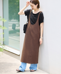 ⭐️美品　IENA 23SS Cotton Tドレス　ワンピース ベージュ　現行 上品に着こなす”ベージュ”ワンピース｜特集｜BAYCREW'S STORE