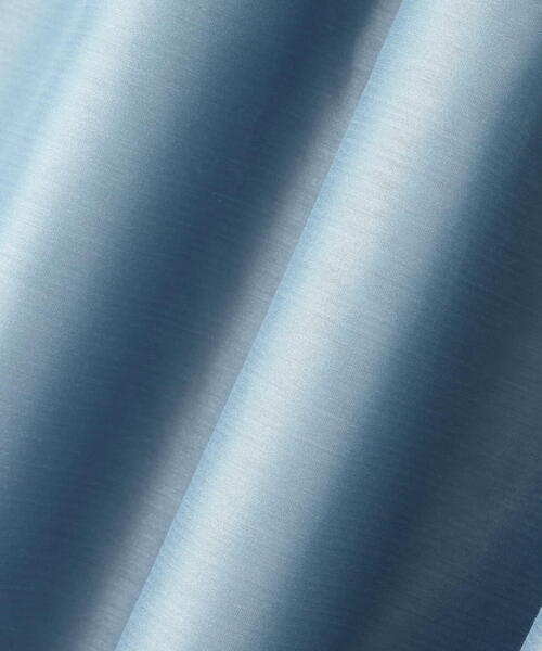 NATURAL BEAUTY BASIC（ナチュラルビューティーベーシック）の「◇シアーシャツワンピース（シャツワンピース・レディース・ダークブラウン/ブルー・SMALL/MEDIUM）」の6枚目の写真