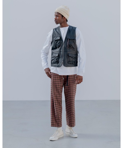 uniform experiment(ユニフォームエクスペリメント)の「FADE COMFORT PANTS(その他パンツ・メンズ・ライトブラウン/グレー/ライトグレー/セージグリーン/レッド・3/2/1/4)」の9枚目の写真