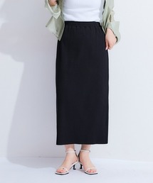 Petitjo | 小さいサイズ　セルフカットリブスカート　低身長さん・小柄女性(スカート)