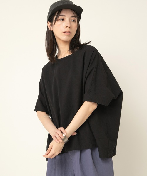 RNA-N(アールエヌエーエヌ)の「B2910 コットンリネンウインスダイドスクエアブラウス(シャツ/ブラウス・レディース・ブラック/ピンク/オフホワイト・FREE)」の22枚目の写真