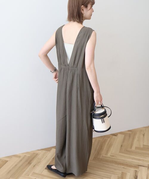 AMERICAN HOLIC（アメリカンホリック）の「バックシャンオールインワン（つなぎ/オールインワン・レディース・ブラック/ネイビー/カーキ・L/M）」の16枚目の写真