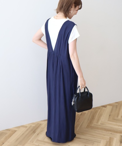 AMERICAN HOLIC（アメリカンホリック）の「バックシャンオールインワン（つなぎ/オールインワン・レディース・ブラック/ネイビー/カーキ・L/M）」の13枚目の写真