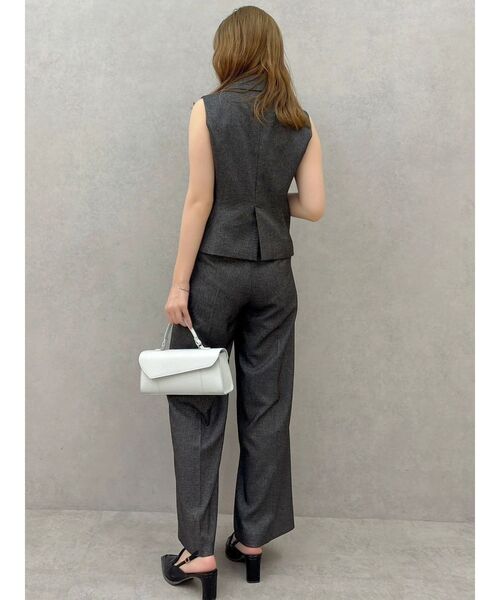 dazzlin（ダズリン）の「ショートジレ（ベスト・レディース・キャメル/チャコールグレー・FREE）」の15枚目の写真