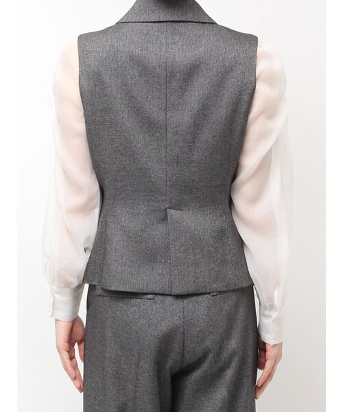 dazzlin（ダズリン）の「ショートジレ（ベスト・レディース・キャメル/チャコールグレー・FREE）」の21枚目の写真