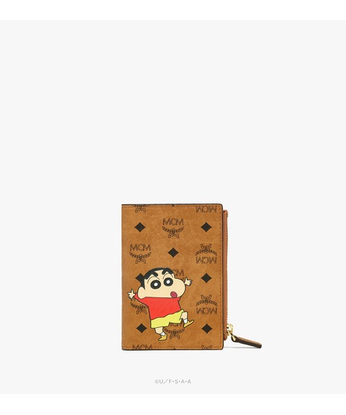MCM✖️クレヨンしんちゃん　ミニ財布 MCM×クレヨンしんちゃん】Aren スモール ウォレット（財布