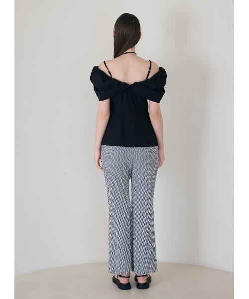 COEL（コエル）の「メロウフレアパンツ（その他パンツ・レディース・ブラック/チェック・38/36）」の10枚目の写真