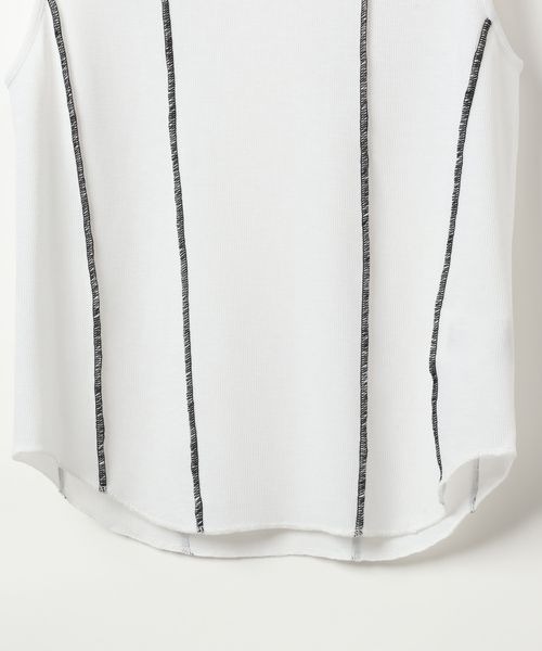 PAGEBOY(ページボーイ)の「ハイショクパイピングノースリーブ(タンクトップ・レディース・ブラック/オフホワイト/グリーン系その他4・FREE)」の21枚目の写真