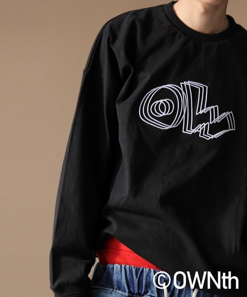 antiqua（アンティカ）の「ふくれデザインロゴロンT（Tシャツ/カットソー・レディース・ブラック/ホワイト・P/R）」の13枚目の写真
