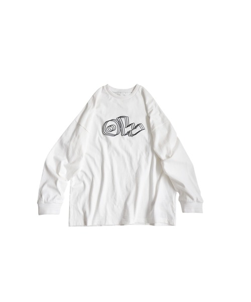antiqua（アンティカ）の「ふくれデザインロゴロンT（Tシャツ/カットソー・レディース・ブラック/ホワイト・P/R）」の18枚目の写真