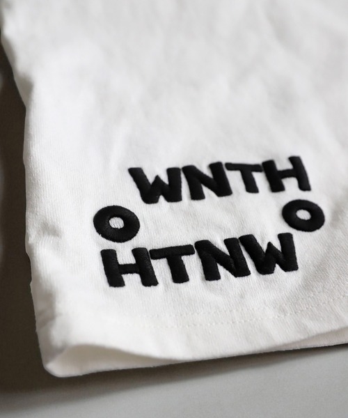 antiqua（アンティカ）の「ふくれデザインロゴロンT（Tシャツ/カットソー・レディース・ブラック/ホワイト・P/R）」の22枚目の写真