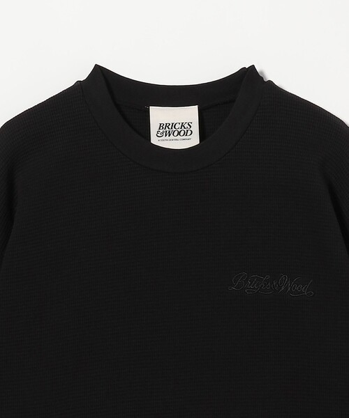セール】＜Bricks & Wood＞ SCRIPT LOGO サーマル ロング