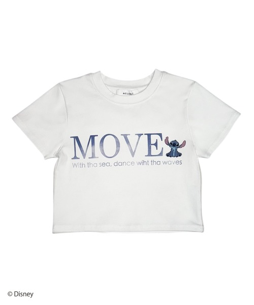 tシャツ STITCH/ロゴプリントミニT レディース STITCH/ロゴプリントミニT（Tシャツ/カットソー）｜Disney
