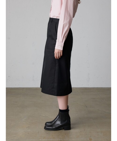 MidiUmi（ミディウミ）の「MidiUmi ベイカースカート（スカート・レディース・ブラック/カーキ・FREE）」の11枚目の写真