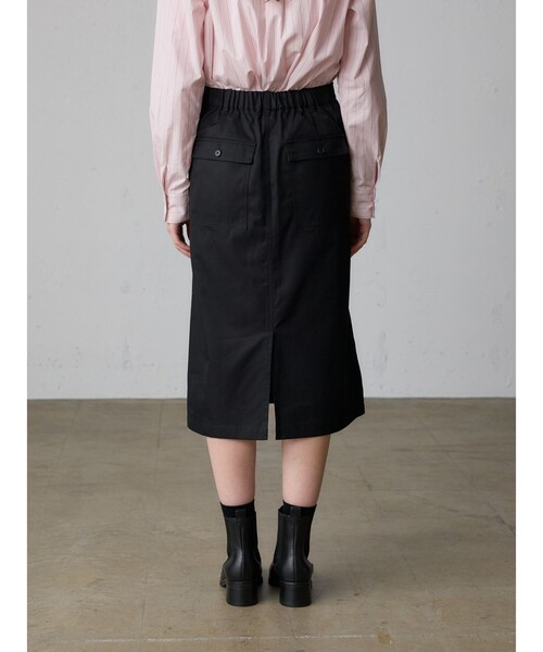 MidiUmi（ミディウミ）の「MidiUmi ベイカースカート（スカート・レディース・ブラック/カーキ・FREE）」の12枚目の写真