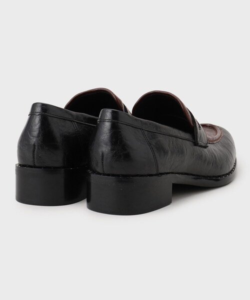 tk.TAKEO KIKUCHI（ティーケータケオキクチ）の「ギミックローファー（ドレスシューズ・メンズ・ブラック/ブラック系4・55/65/75）」の5枚目の写真