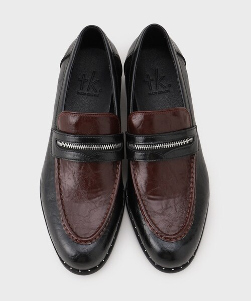 tk.TAKEO KIKUCHI（ティーケータケオキクチ）の「ギミックローファー（ドレスシューズ・メンズ・ブラック/ブラック系4・55/65/75）」の6枚目の写真