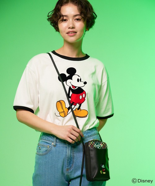 Disney(ディズニー)の「Mickey/Arnold Palmer/シェアスマホショルダーバッグ(ショルダーバッグ・レディース・ブラック/ベージュ・F)」の16枚目の写真