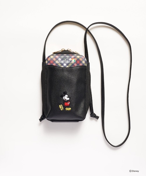 Disney(ディズニー)の「Mickey/Arnold Palmer/シェアスマホショルダーバッグ(ショルダーバッグ・レディース・ブラック/ベージュ・F)」の5枚目の写真
