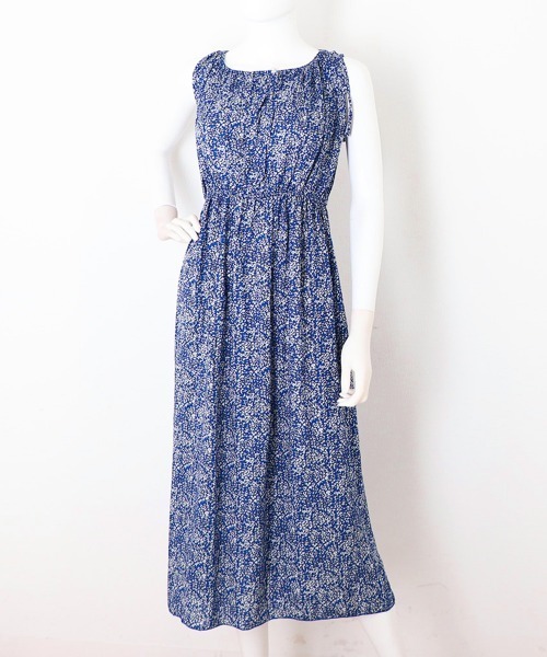 Miniministore(ミニミニストア)の「ロングワンピース ノースリーブ(ワンピース・レディース・ブルー・S/M/L/XL)」の10枚目の写真