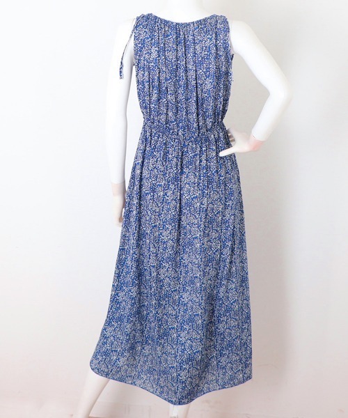 Miniministore(ミニミニストア)の「ロングワンピース ノースリーブ(ワンピース・レディース・ブルー・S/M/L/XL)」の12枚目の写真