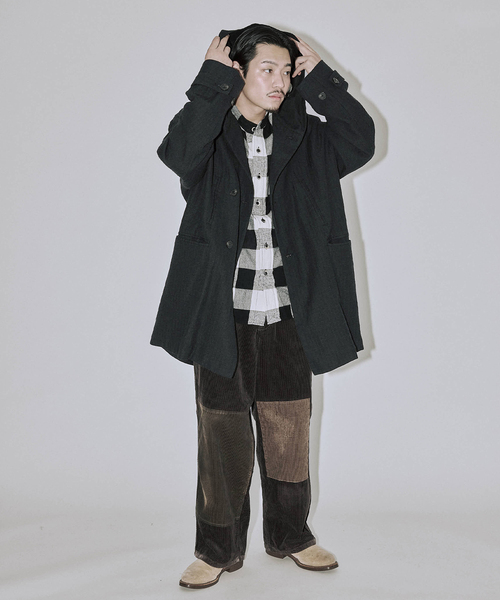 JOURNAL STANDARD J.S HOMESTEAD(ジャーナルスタンダードホームステッド)の「J.S.Homestead / W/L/Si フーディ ロング ジャケット(その他アウター・メンズ・ブラック系その他・MEDIUM/LARGE)」の18枚目の写真