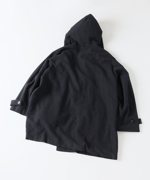 JOURNAL STANDARD J.S HOMESTEAD(ジャーナルスタンダードホームステッド)の「J.S.Homestead / W/L/Si フーディ ロング ジャケット(その他アウター・メンズ・ブラック系その他・MEDIUM/LARGE)」の8枚目の写真