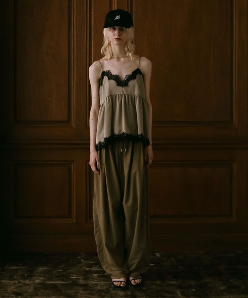 BAYFLOW（ベイフロー）の「【EF(エフ)】タックボリュームパンツ（WOMEN）（その他パンツ・レディース・イエロー/カーキ・FREE）」の8枚目の写真