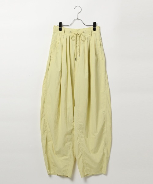 BAYFLOW（ベイフロー）の「【EF(エフ)】タックボリュームパンツ（WOMEN）（その他パンツ・レディース・イエロー/カーキ・FREE）」の5枚目の写真