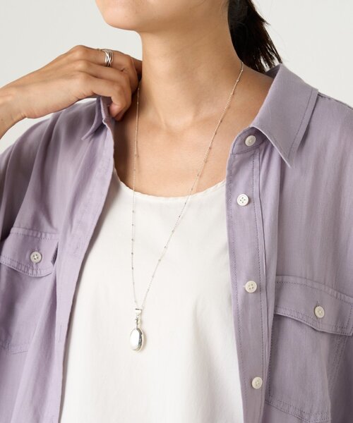 BEARDSLEY(ビアズリー)の「香水瓶ネックレス(ネックレス・レディース・シルバー・FREE)」の2枚目の写真