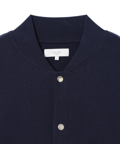 B:MING by BEAMS（ビーミングバイビームス）の「スウェット  スナップ カーディガン（ユニセックス）（スウェット・メンズ・ブルー系その他4/ブラック系その他4・S/M/L/XL）」の6枚目の写真