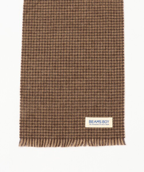 BEAMS BOY（ビームスボーイ）の「【1/15再値下げ】千鳥柄 ストール（マフラー・レディース・ダークブラウン/チャコールグレー・ONE SIZE）」の6枚目の写真