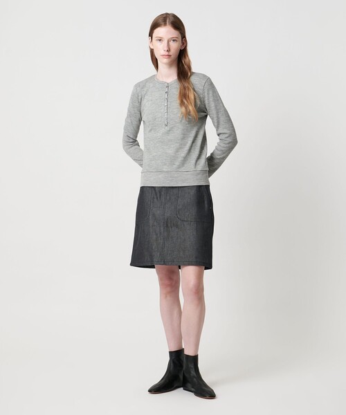 セール】＜Steven Alan＞コットン デニム ミニスカート（デニム