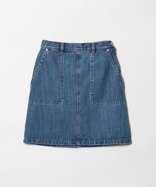 Steven Alan（スティーブンアラン）の「＜Steven Alan＞コットン デニム ミニスカート（デニムスカート・レディース・ライトブルー/ネイビー・S/M/L）」の12枚目の写真