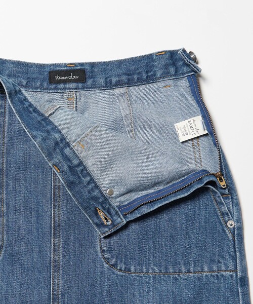 Steven Alan（スティーブンアラン）の「＜Steven Alan＞コットン デニム ミニスカート（デニムスカート・レディース・ライトブルー/ネイビー・S/M/L）」の18枚目の写真