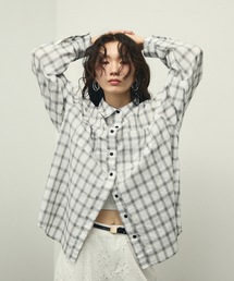 Nocturne over size shirts / チェックオーバーサイズシャツ