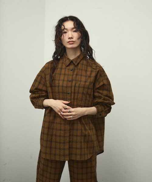 Nocturne over size shirts / チェックオーバーサイズシャツ（シャツ
