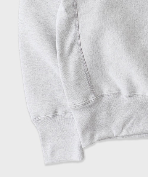 CAMBER(キャンバー)の「CAMBER/キャンバー CROSS KNIT CREW NECK(234) 裏起毛クルーネックスウェットトレーナー(スウェット・メンズ・ナチュラル/グレー・M/L)」の4枚目の写真