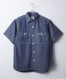 【T13】【HOUSTON】USN COTTON S/S WORK SHIRT 41084