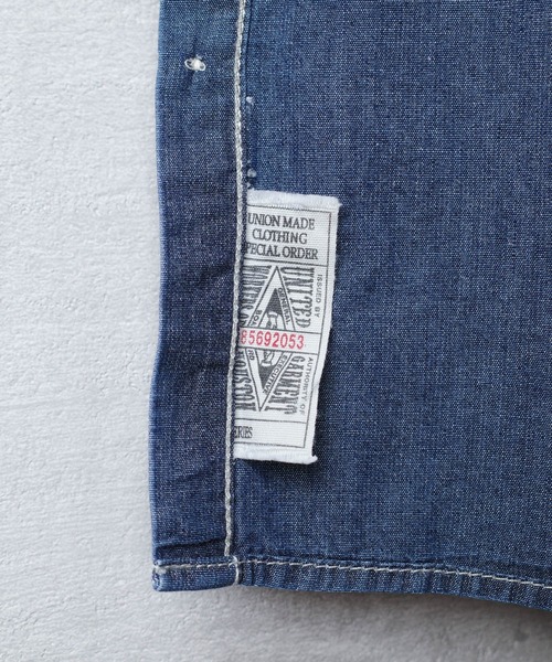 HOUSTON(ヒューストン)の「【T13】【HOUSTON】USN COTTON S/S WORK SHIRT 41084(シャツ/ブラウス・メンズ・ブルー系その他/ブルー系その他2/インディゴブルー・MEDIUM/LARGE/X-LARGE)」の17枚目の写真