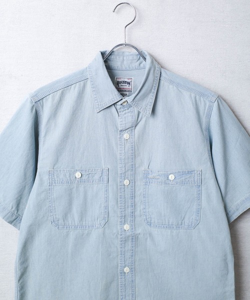 HOUSTON(ヒューストン)の「【T13】【HOUSTON】USN COTTON S/S WORK SHIRT 41084(シャツ/ブラウス・メンズ・ブルー系その他/ブルー系その他2/インディゴブルー・MEDIUM/LARGE/X-LARGE)」の19枚目の写真