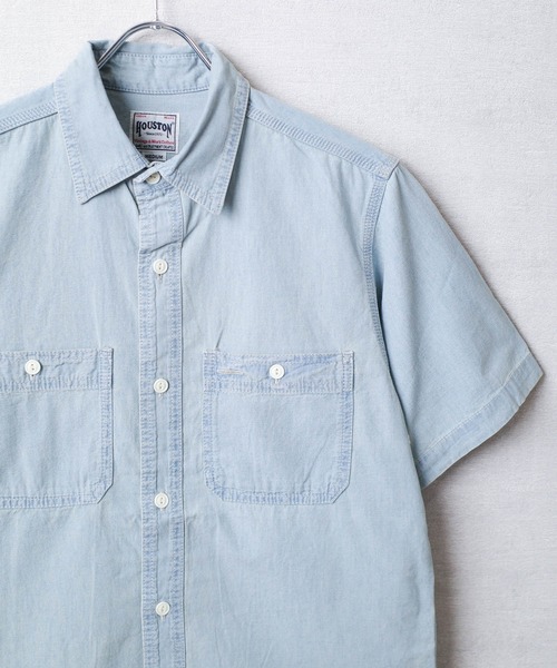 HOUSTON(ヒューストン)の「【T13】【HOUSTON】USN COTTON S/S WORK SHIRT 41084(シャツ/ブラウス・メンズ・ブルー系その他/ブルー系その他2/インディゴブルー・MEDIUM/LARGE/X-LARGE)」の22枚目の写真