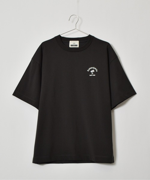Sunny Smith(サニースミス)の「【SUNNY SMITH】ヤシの木アーチロゴワンポイント刺繍Tシャツ(Tシャツ/カットソー・メンズ・ホワイト/アッシュ/スミクロ・MEDIUM/LARGE)」の21枚目の写真